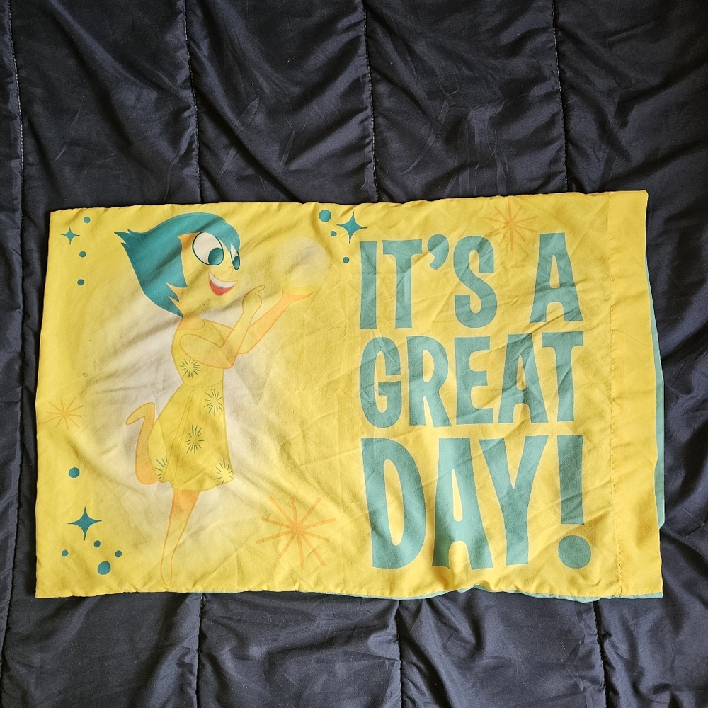 Disney Pixar Inside Out Joy & Sadness Pillowcase – Standard